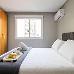 Brc12 - Churrasq, Quadra Mar, 2 Suites, Climatizad